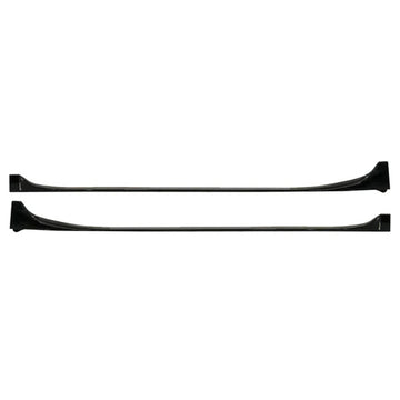 Exon Gloss Black Side Splitters for Tesla Model 3 inc. Performance P3D (2019-2025)