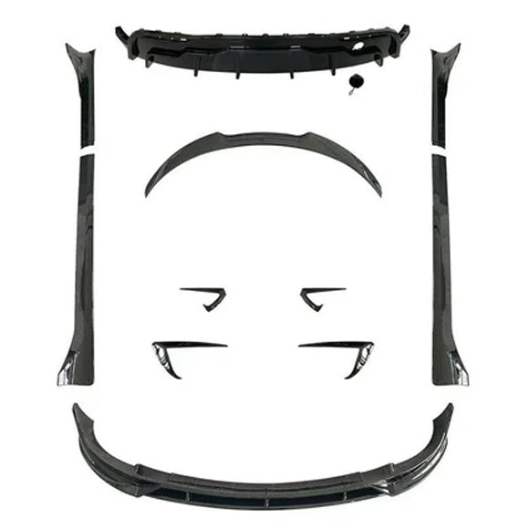 Exon Gloss Black Full Bodykit for Tesla Model Y inc. Performance PYD (2022-2024)