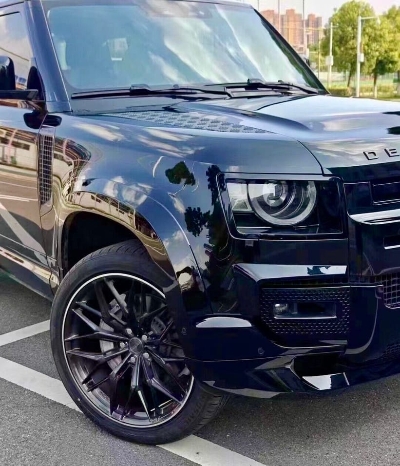Exon Gloss Black Full Bodykit for Land Rover Defender 110 L663 2019-present - 0
