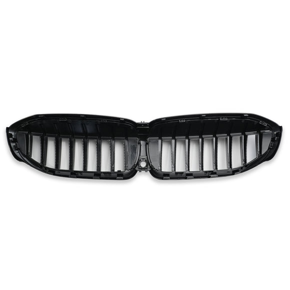 Exon Gloss Black Single Slat Grille for BMW 3-Series inc. 320i 330i M340i G20 G21 G28 (2018-2022) - MODE Auto Concepts