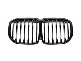 Exon Gloss Black Single Slat Grille for BMW X7 G07 Pre-LCI 2018-2022 - MODE Auto Concepts