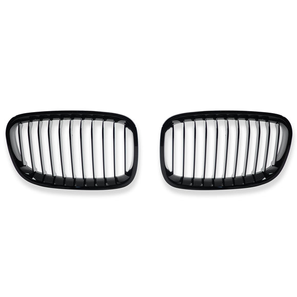 Exon Gloss Black Single Slat Grille for BMW 1-Series F20/F21 Pre-LCI (2011-2015) - MODE Auto Concepts