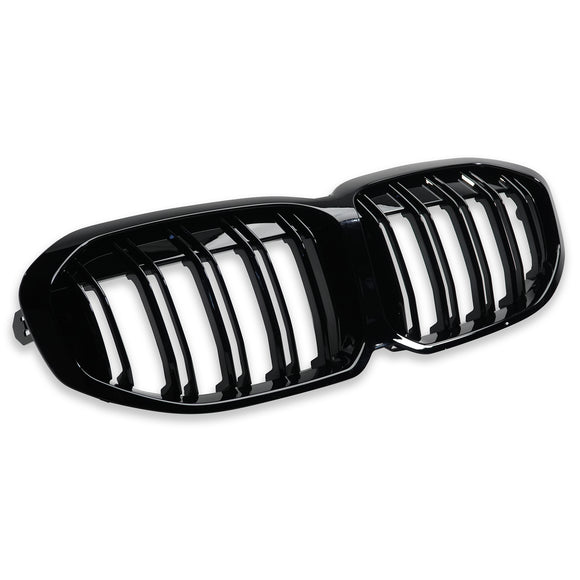 Exon Gloss Black Twin Slat Grille for BMW 1-Series F40 (2019-present) - MODE Auto Concepts