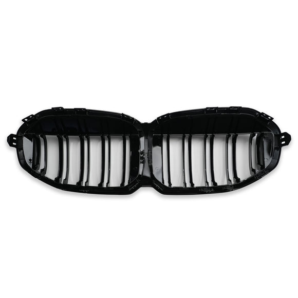 Exon Gloss Black Twin Slat Grille for BMW 1-Series F40 (2019-present) - MODE Auto Concepts