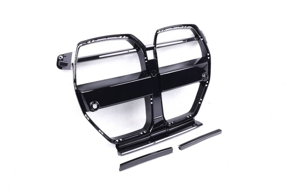 Exon Gloss Black V Style Grille for BMW M3 G80 G81 M4 G82 G83 - MODE Auto Concepts