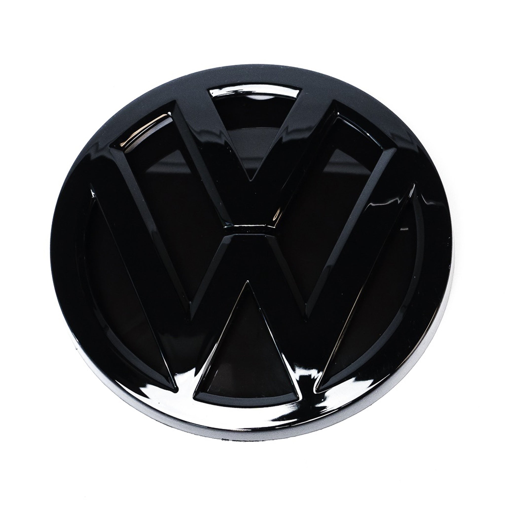 Exon Gloss Black VW Grille & Trunk Badge Emblem Overlay Combo for VW Golf MK7 GTI R