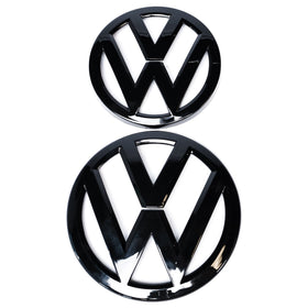 Emblex Gloss Black VW Grille & Trunk Badge Emblem Overlay Combo for VW Golf MK7 GTI R - MODE Auto Concepts