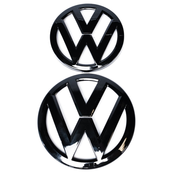 Emblex Gloss Black VW Grille & Trunk Badge Emblem Overlay Combo for VW Golf MK7 GTI R - MODE Auto Concepts