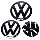 Emblex Gloss Black VW Grille & Trunk Badge Emblem Overlay Combo for VW Golf MK7 GTI R - MODE Auto Concepts