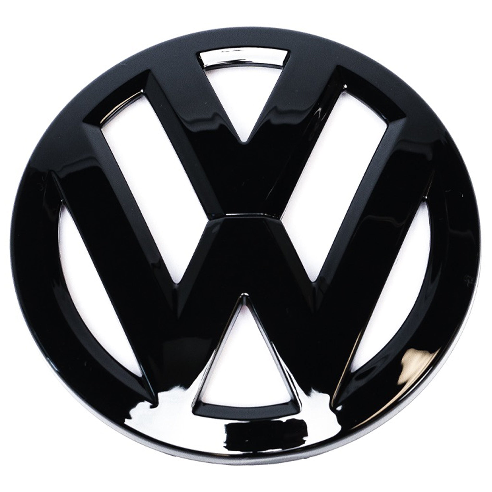 Exon Gloss Black VW Grille & Trunk Badge Emblem Overlay Combo for VW Golf MK6 GTI R - 0