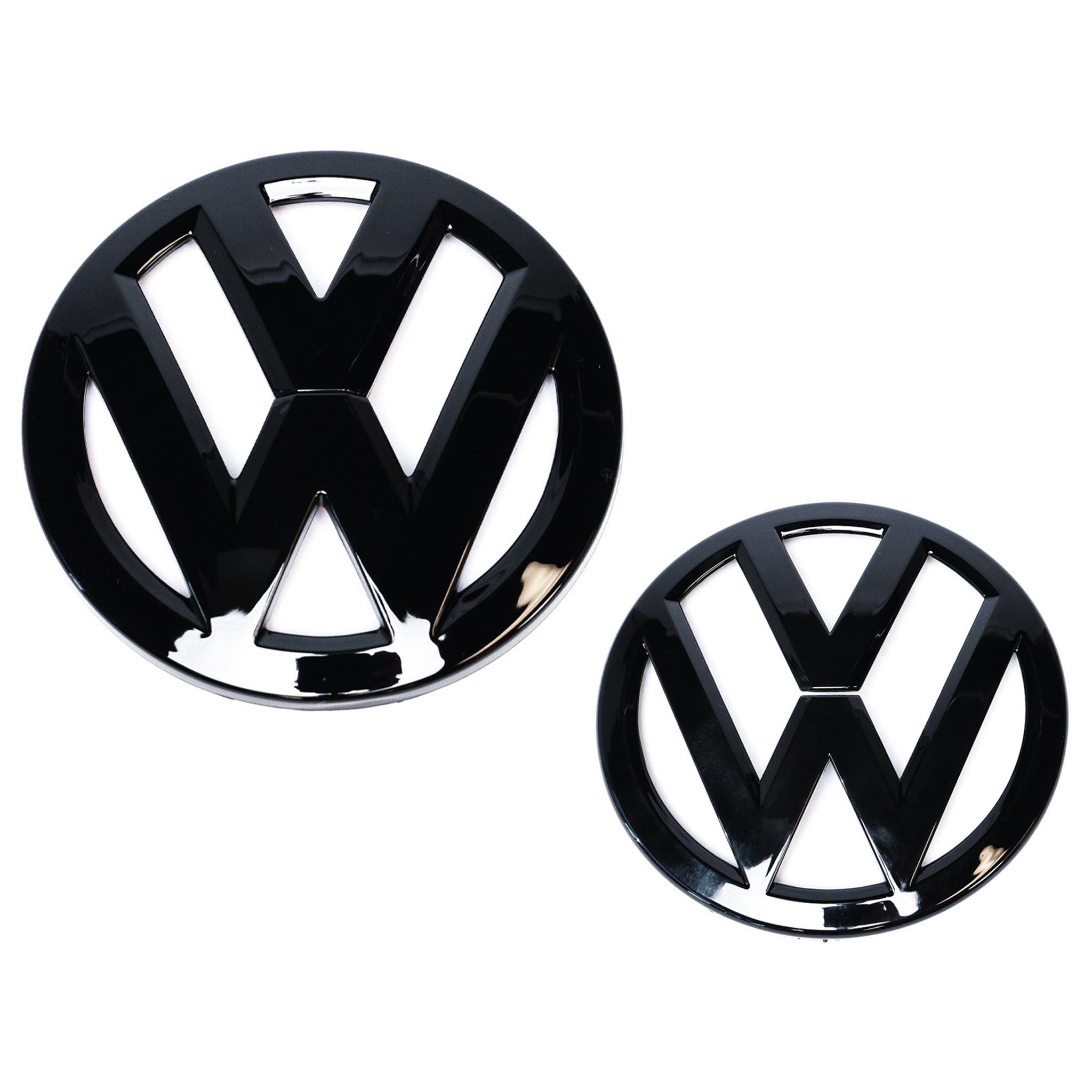 Exon Gloss Black VW Grille & Trunk Badge Emblem Overlay Combo for VW Golf MK6 GTI R