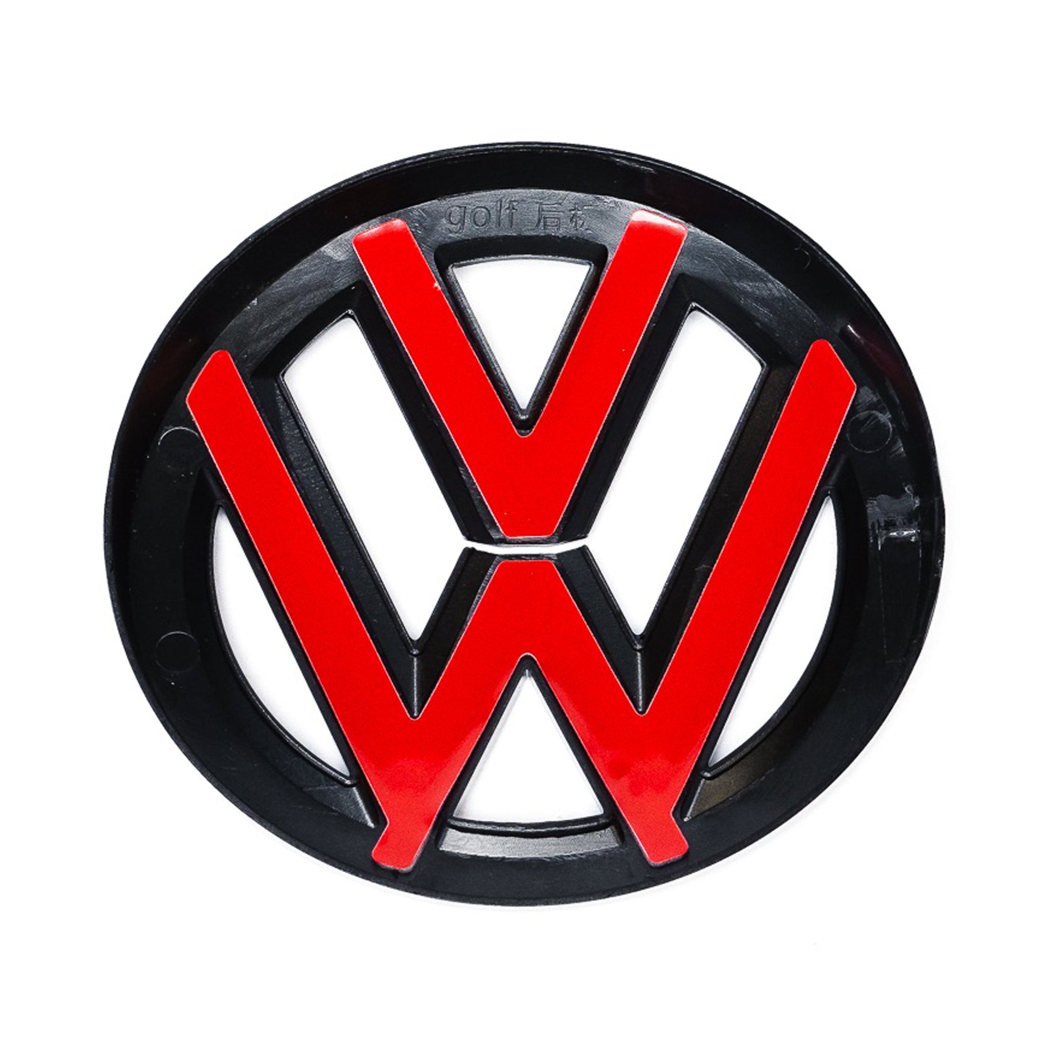 Exon Gloss Black VW Grille & Trunk Badge Emblem Overlay Combo for VW Golf MK7.5 GTI R