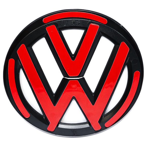 Emblex Gloss Black VW Grille & Trunk Badge Emblem Overlay Combo for VW Golf MK7.5 GTI R - MODE Auto Concepts