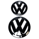 Emblex Gloss Black VW Grille & Trunk Badge Emblem Overlay Combo for VW Golf MK7.5 GTI R - MODE Auto Concepts