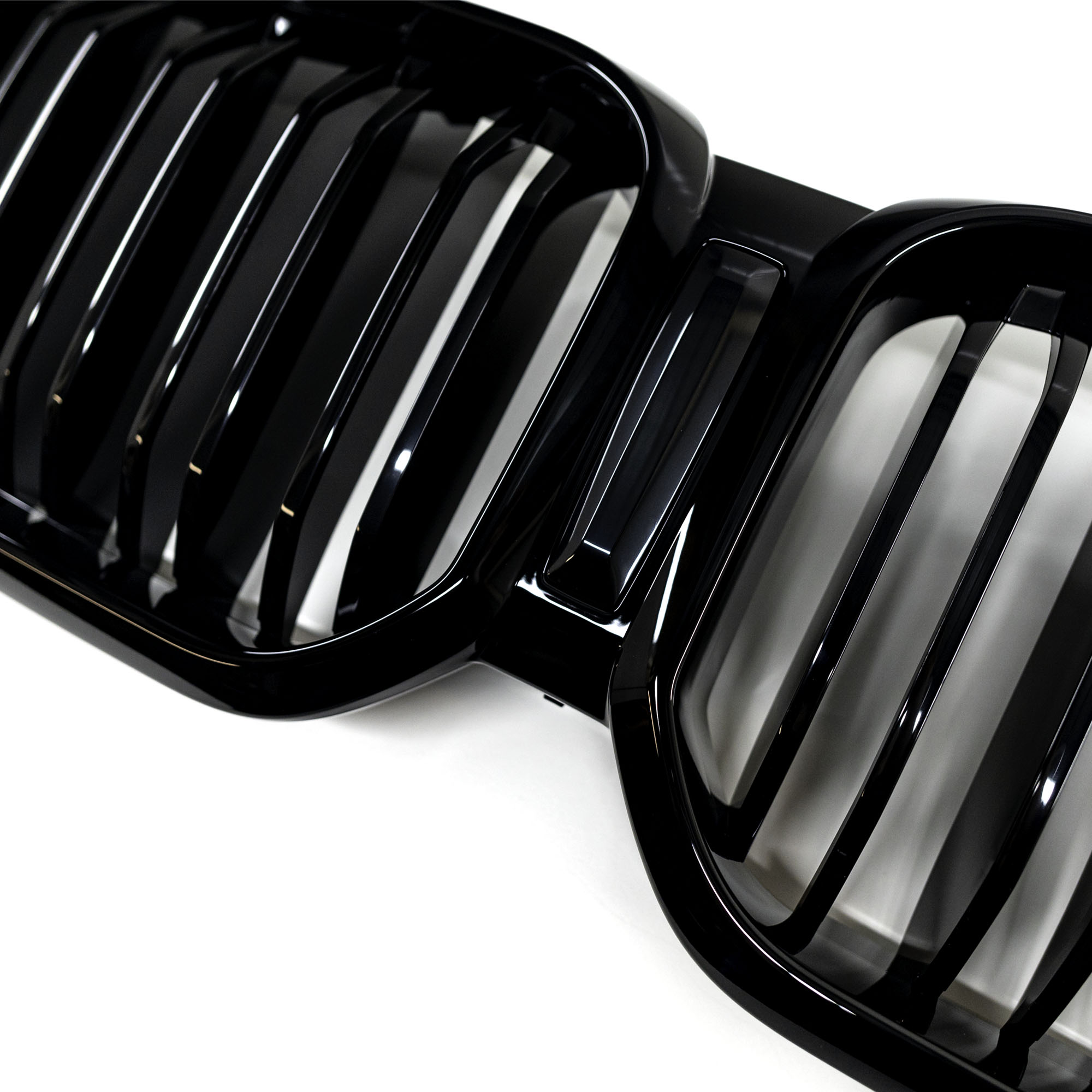 Exon Gloss Black X3M/X4M M Style Twin Slat Grille for BMW X3 LCI G01 & X4 LCI G02 - 0
