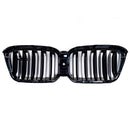 Exon Gloss Black X3M/X4M M Style Twin Slat Grille for BMW X3 LCI G01 & X4 LCI G02 - MODE Auto Concepts