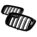 Exon Gloss Black X3M/X4M M Style Twin Slat Grille for BMW X3 G01 & X4 G02 - MODE Auto Concepts