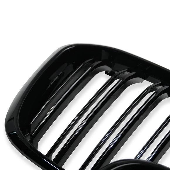 Exon Gloss Black X3M/X4M M Style Twin Slat Grille for BMW X3 G01 & X4 G02 - MODE Auto Concepts