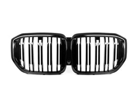 Exon Gloss Black X5M M Style Twin Slat Grille for BMW X5 G05 LCI 2024-present - MODE Auto Concepts