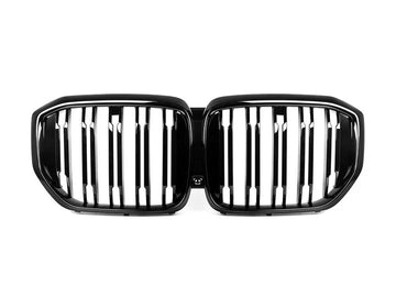 Exon Gloss Black X5M M Style Twin Slat Grille for BMW X5 G05 LCI 2024-present - MODE Auto Concepts