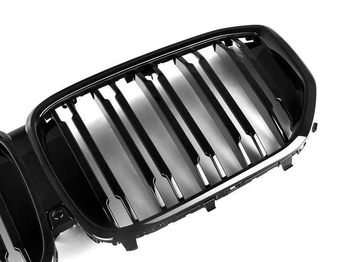 Exon Gloss Black X5M M Style Twin Slat Grille for BMW X5 G05 LCI 2024-present - 0
