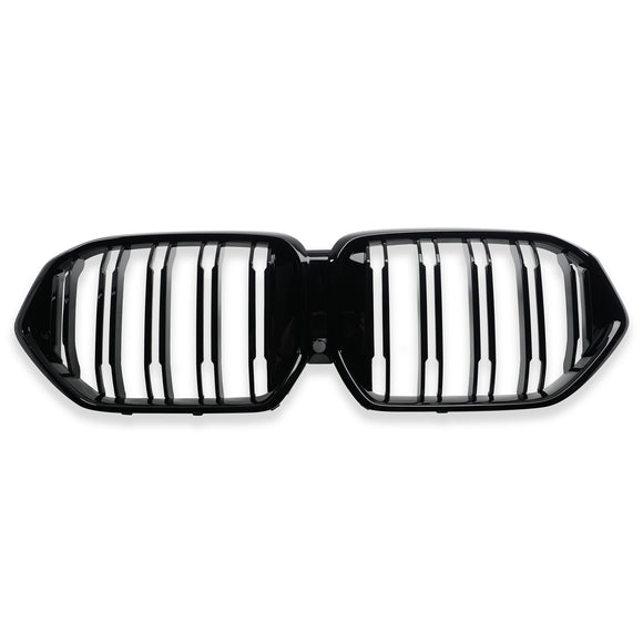 Exon Gloss Black X6M M Style Twin Slat Grille for BMW X6 G06 Pre-LCI 2020-2023 - MODE Auto Concepts