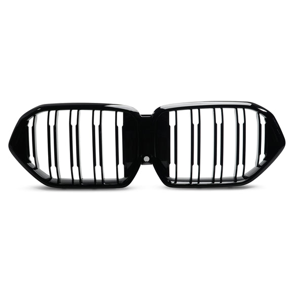 Exon Gloss Black X6M M Style Twin Slat Grille for BMW X6 G06 Pre-LCI 2020-2023 - MODE Auto Concepts