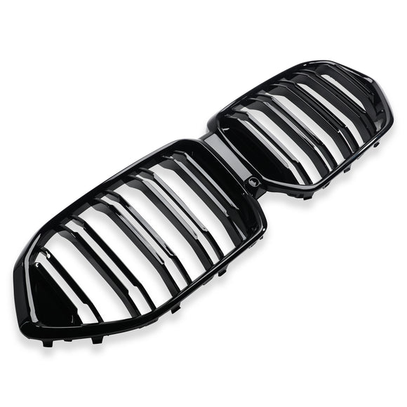 Exon Gloss Black X6M M Style Twin Slat Grille for BMW X6 G06 Pre-LCI 2020-2023 - MODE Auto Concepts