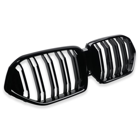 Exon Gloss Black X6M M Style Twin Slat Grille for BMW X6 G06 Pre-LCI 2020-2023 - MODE Auto Concepts