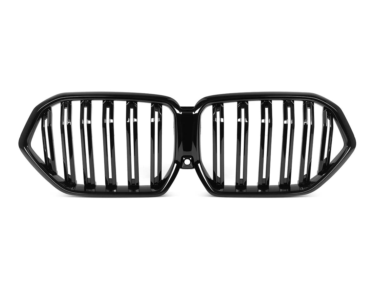 Exon Gloss Black X6M M Style Twin Slat Grille for BMW X6 G06 LCI 2024-present