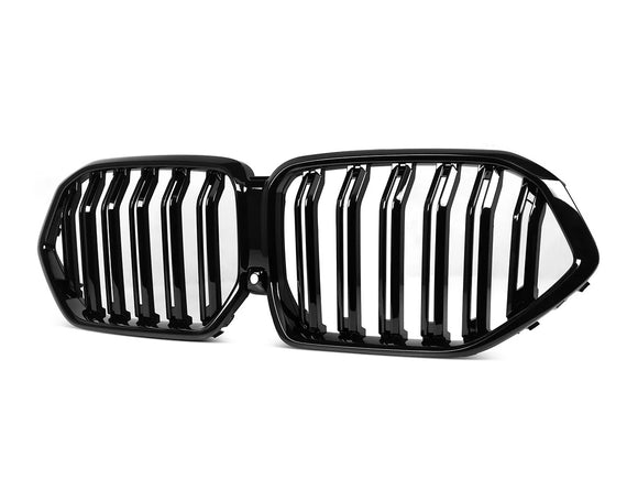 Exon Gloss Black X6M M Style Twin Slat Grille for BMW X6 G06 LCI 2024-present - MODE Auto Concepts