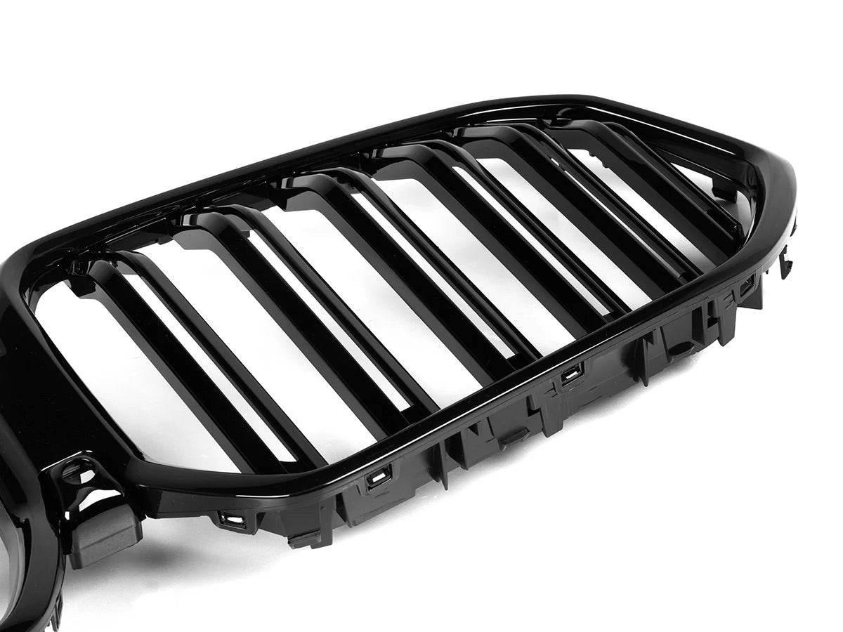 Exon Gloss Black X6M M Style Twin Slat Grille for BMW X6 G06 LCI 2024-present