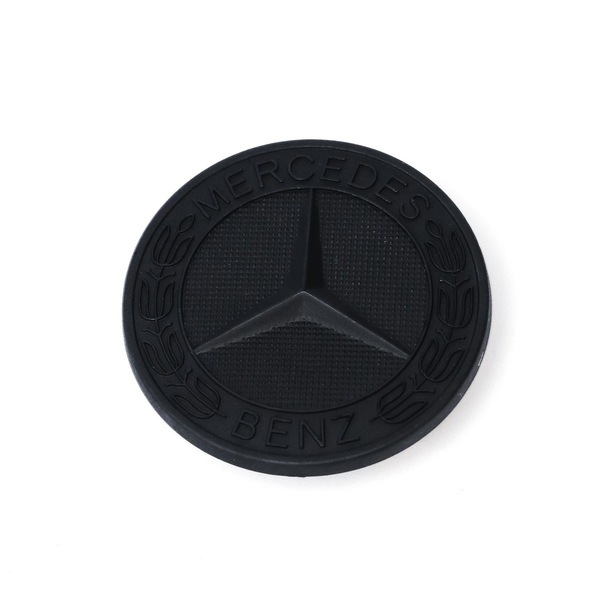 Exon Matte Black Mercedes Benz Style Hood Bonnet Badge Emblem for Mercedes Benz AMG C-Class C43 C63 S AMG & E-Class E43 E53 E63 S AMG