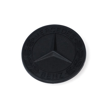 Emblex Matte Black Mercedes Benz Style Hood Bonnet Badge Emblem for Mercedes Benz AMG C-Class C43 C63 S AMG & E-Class E43 E53 E63 S AMG - MODE Auto Concepts