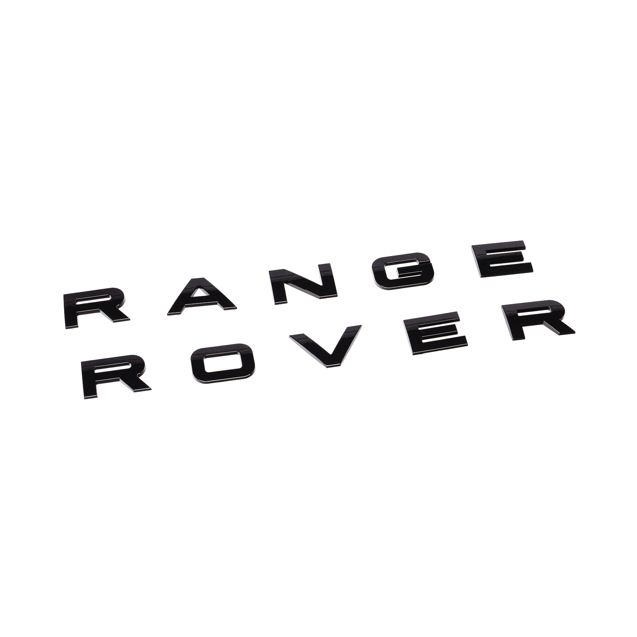 Exon Range Rover Style Gloss Black Front or Rear Badge Emblem for Range Rover Sport L494