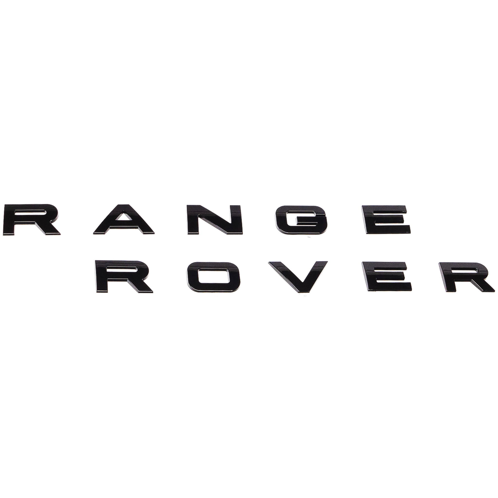 Exon Range Rover Style Gloss Black Front or Rear Badge Emblem for Range Rover Sport L494 - 0