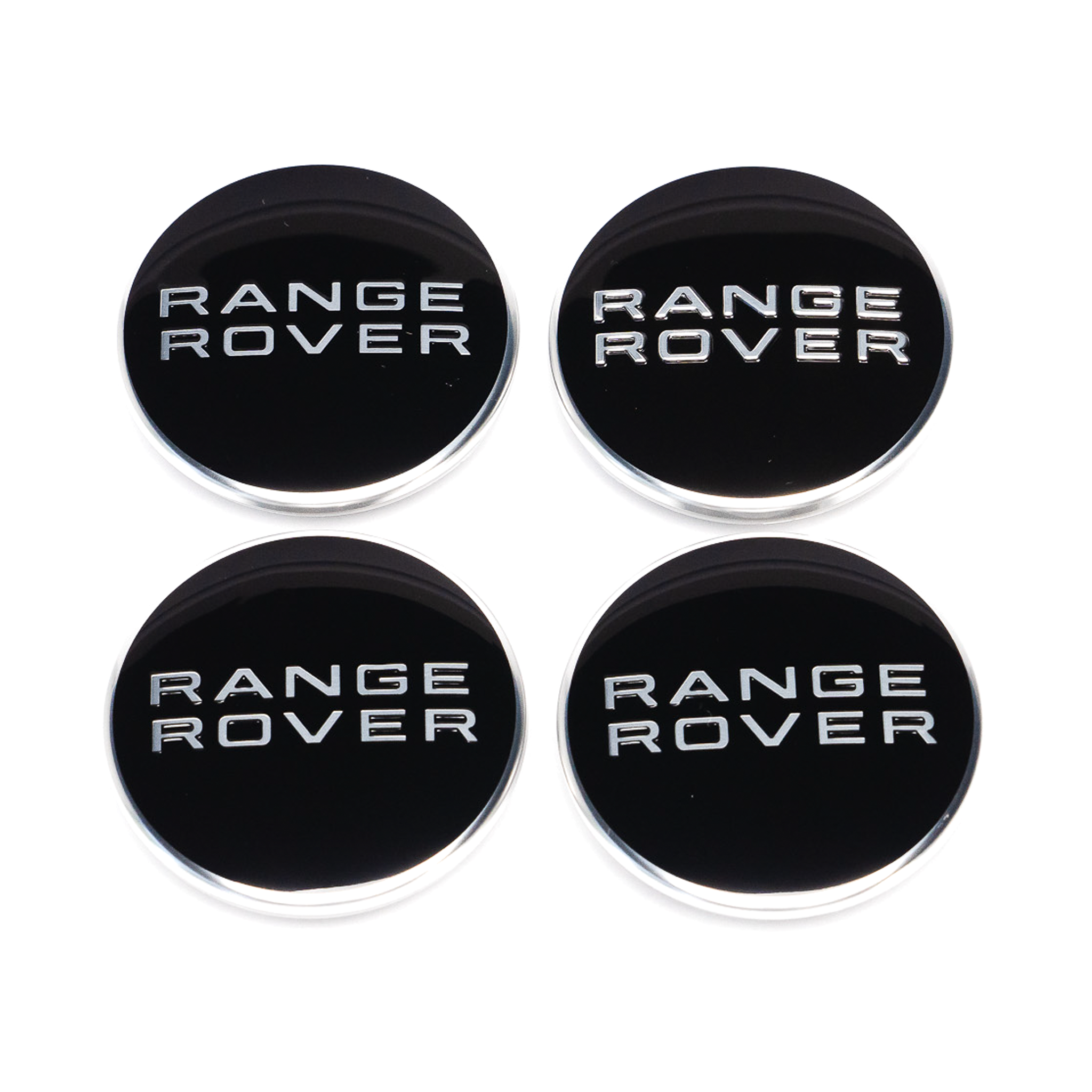 Exon Range Rover Style Gloss Black Wheel Center Caps for Range Rover Sport L494