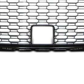 Exon RS3 Style Black Honeycomb Grille for Audi A3/S3 (8V) PFL 2014-2016 - MODE Auto Concepts