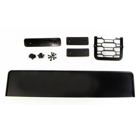 Exon RS3 Stealth Style Black Honeycomb Grille w/o Rings for Audi A3/S3 (8V) FL (Facelift) 2017-2020 - MODE Auto Concepts