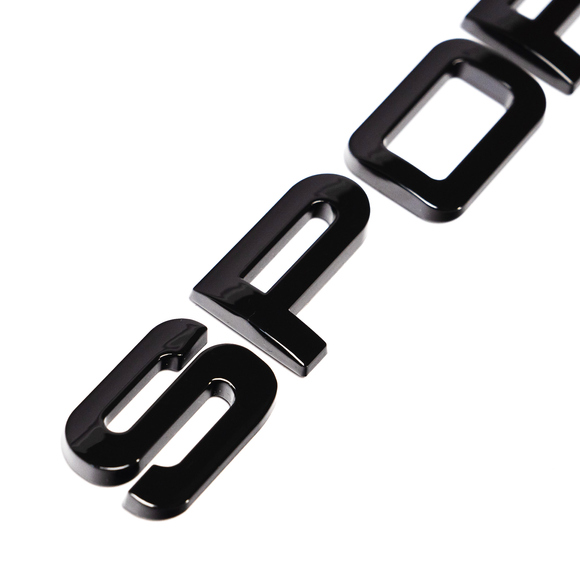 Emblex Sport Style Gloss Black Rear Trunk Badge Emblem for Range Rover Sport L494 - MODE Auto Concepts