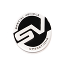 Emblex SV Style Silver Black Door Pillar Badges for Range Rover Sport L494 - MODE Auto Concepts