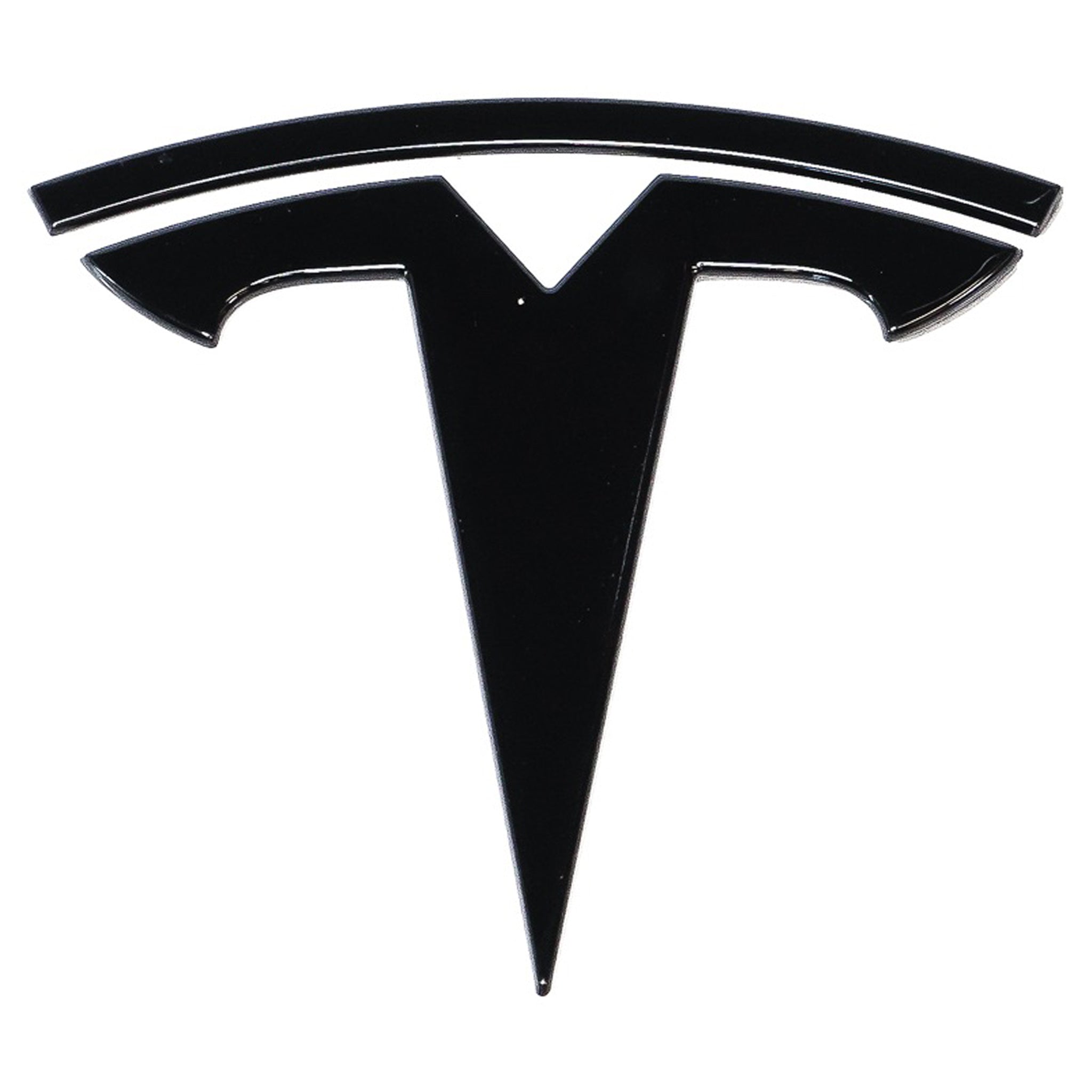 Exon Tesla Style Gloss Black Front Badge Hammer Emblem for Tesla Model S 3 X Y