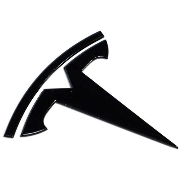 Emblex Tesla Style Gloss Black Front Badge Hammer Emblem for Tesla Model S 3 X Y - MODE Auto Concepts
