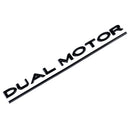 Emblex Tesla Style Gloss Black Rear Badge Dual Motor Emblem for Tesla Model S 3 X Y - MODE Auto Concepts