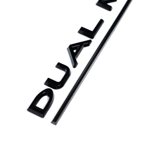 Emblex Tesla Style Gloss Black Rear Badge Dual Motor Emblem for Tesla Model S 3 X Y - MODE Auto Concepts