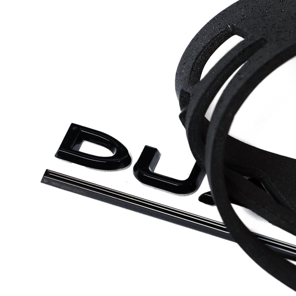 Emblex Tesla Style Gloss Black Rear Badge Dual Motor Emblem for Tesla Model S 3 X Y - MODE Auto Concepts