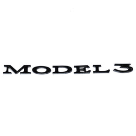 Emblex Tesla Style Gloss Black Rear Badge Emblem for Tesla Model 3 - MODE Auto Concepts