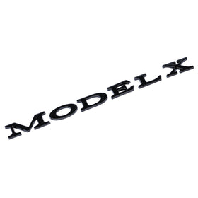 Emblex Tesla Style Gloss Black Rear Badge Emblem for Tesla Model X - MODE Auto Concepts