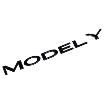 Emblex Tesla Style Gloss Black Rear Badge Emblem for Tesla Model Y - MODE Auto Concepts