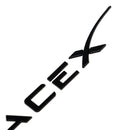 Emblex Tesla Style Gloss Black Rear Badge Space X Emblem for Tesla Model S 3 X Y - MODE Auto Concepts